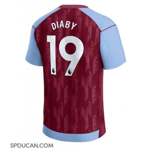 Muški Nogometni Dres Aston Villa Moussa Diaby #19 Domaci 2023-24 Kratak Rukav